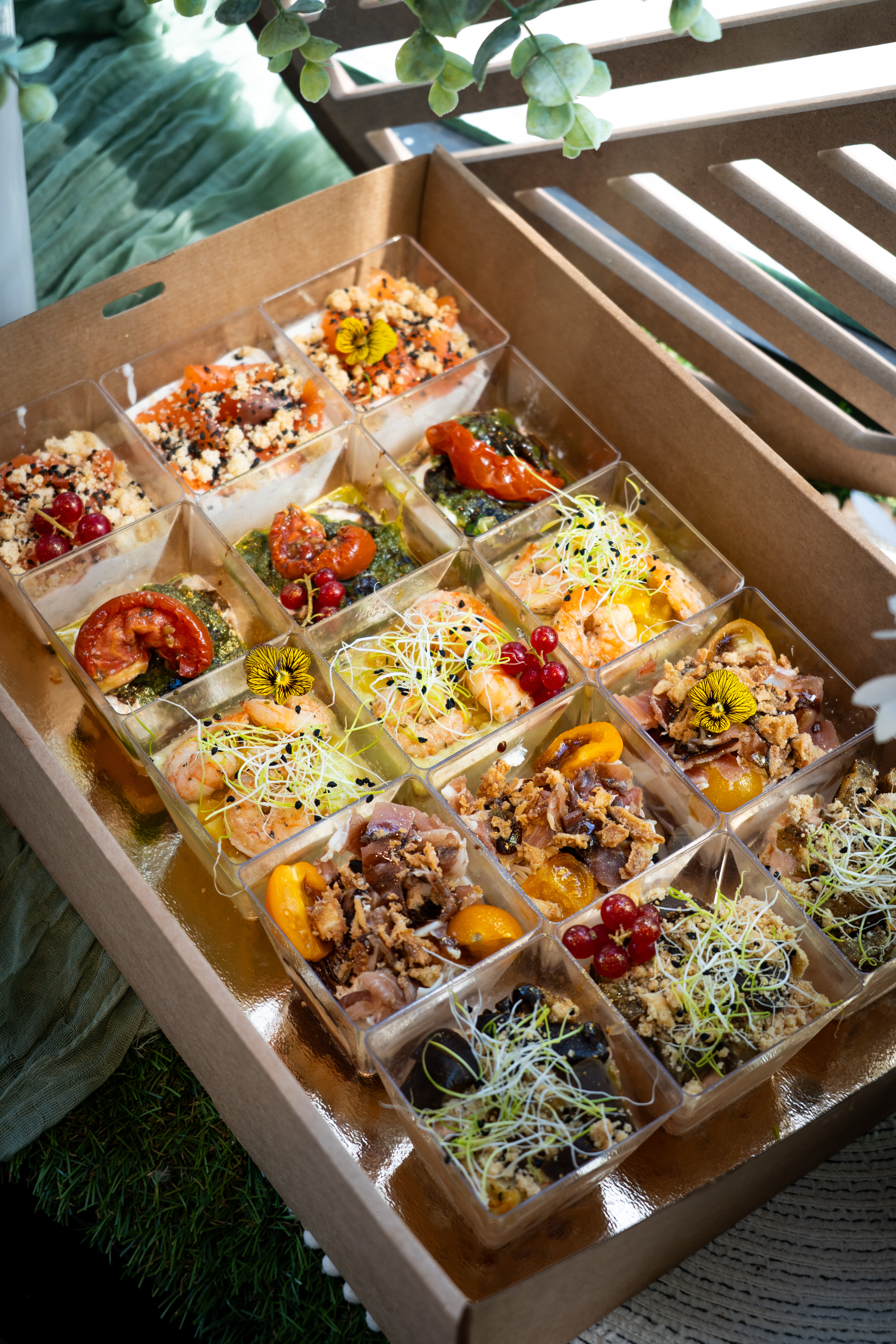 Box verrines salées